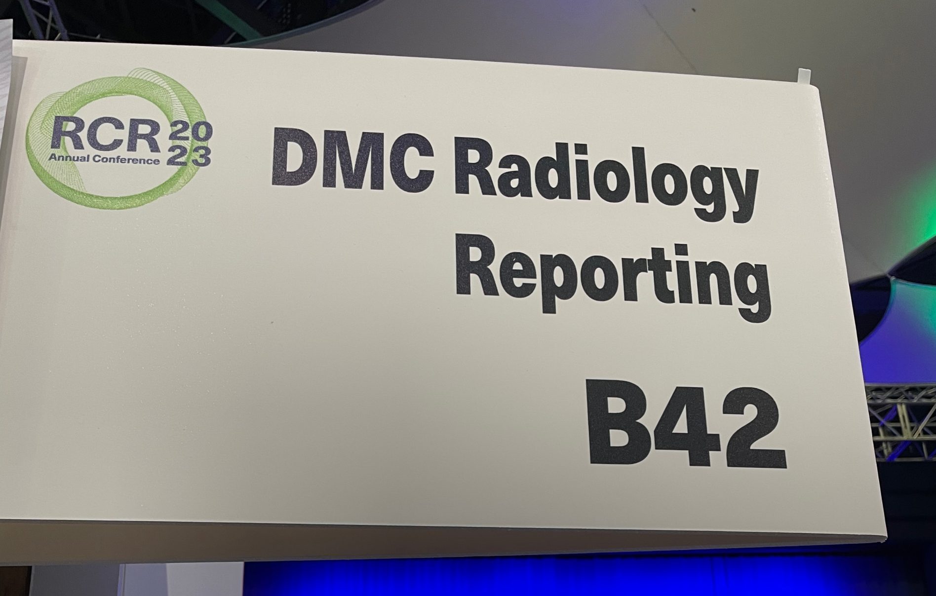DMC Radiology Reporting were recent proud Gold Sponsors of the 2023 RCR Annual Conference. Our team met and engaged with many leading UK radiologists, and had the unique opportunity to hear numerous insightful lectures over the 2-day congress. Over 12th-13th October, the ICC Birmingham played host to over 500 delegates attending in-person, with another 500 joining virtually.